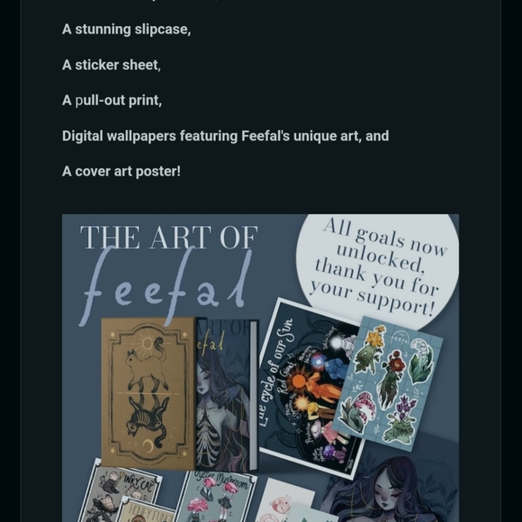 The Art of Feefal Signed Book Kickstarter - Picture 3 of 9
